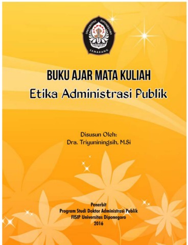 Detail Buku Etika Administrasi Nomer 11