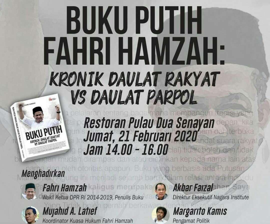 Detail Buku Fahri Hamzah Nomer 5