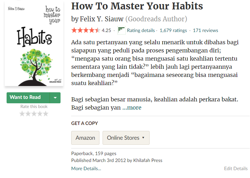 Detail Buku Felix Siauw Habits Nomer 43