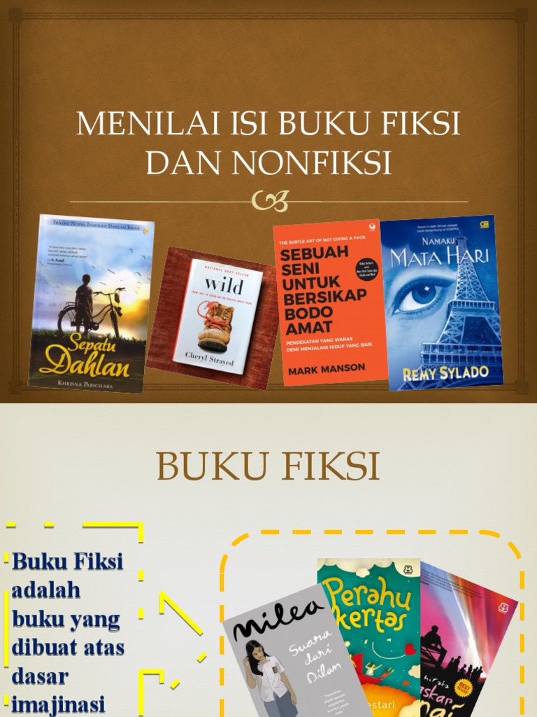 Detail Buku Fiksi Dan Nonfiksi Nomer 19