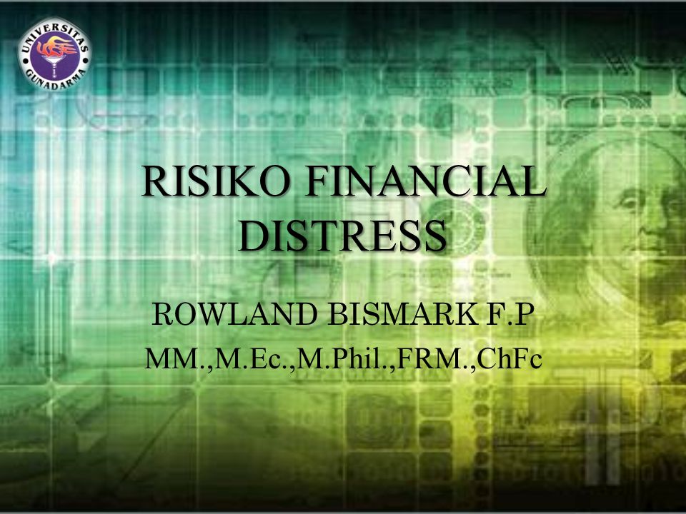 Detail Buku Financial Distress Nomer 24