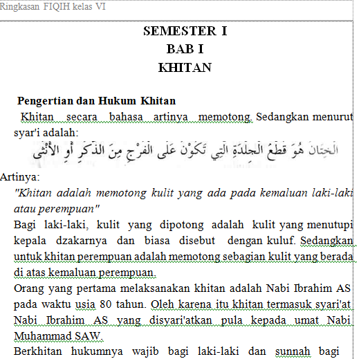 Detail Buku Fiqih Kelas 1 Mi Nomer 40