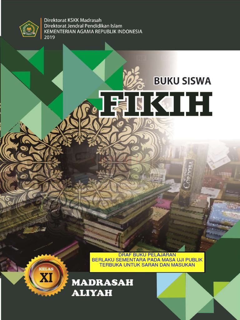 Detail Buku Fiqih Kelas 11 Kurikulum 2013 Kemenag Nomer 21