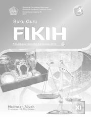 Detail Buku Fiqih Kelas 11 Kurikulum 2013 Kemenag Nomer 9