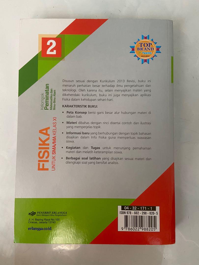 Detail Buku Fisika Kelas 11 Penerbit Erlangga Nomer 30