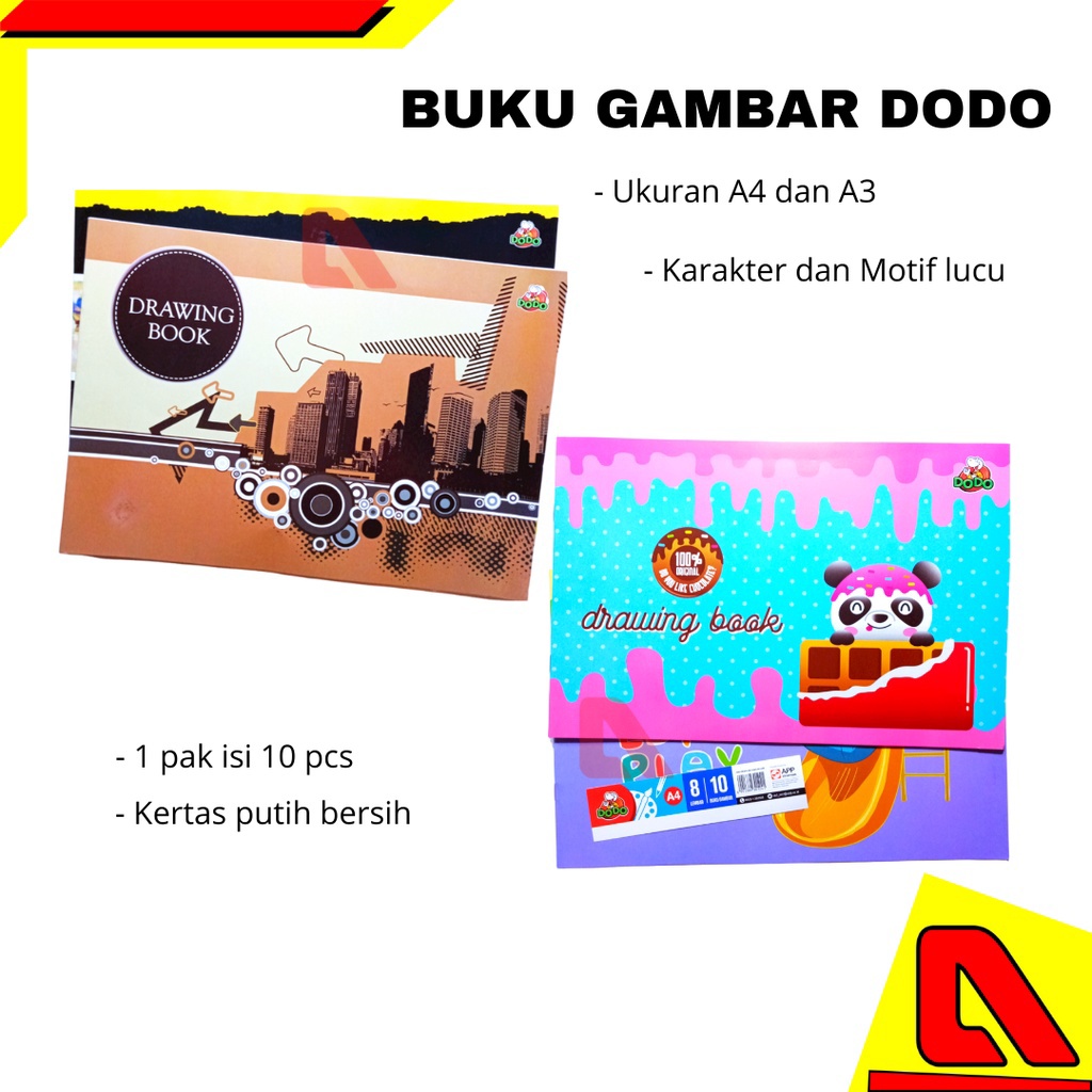 Detail Buku Gambar A4 Kecil Atau Besar Nomer 24