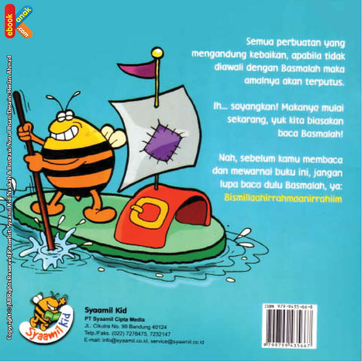 Detail Buku Gambar Mewarnai Cerita Lebah Nomer 44