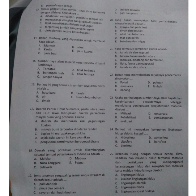 Detail Buku Geografi Kelas 11 Semester 2 Nomer 48