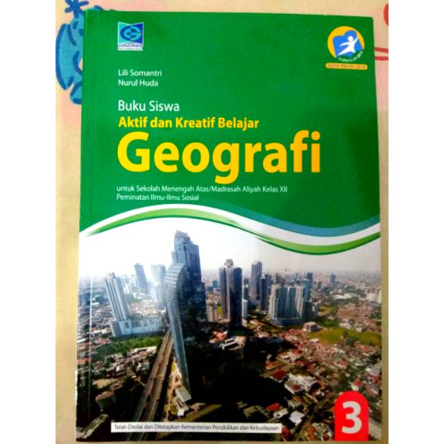 Detail Buku Geografi Kelas 12 Kurikulum 2013 Revisi 2016 Nomer 2