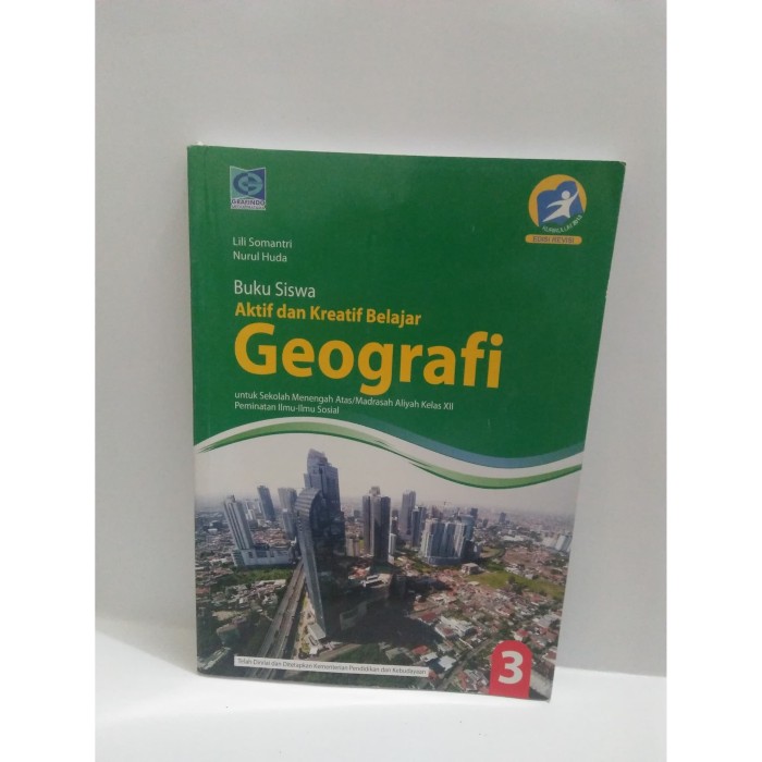 Detail Buku Geografi Kelas 12 Kurikulum 2013 Revisi 2016 Nomer 13