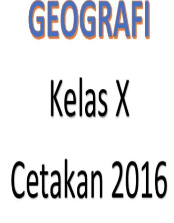 Detail Buku Geografi Kelas 12 Kurikulum 2013 Revisi 2016 Nomer 37