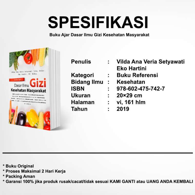 Detail Buku Gizi Dan Kesehatan Masyarakat Nomer 13