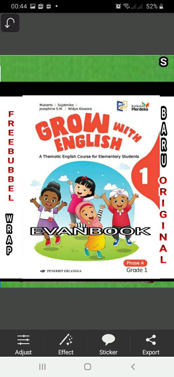 Detail Buku Grow With English Nomer 51