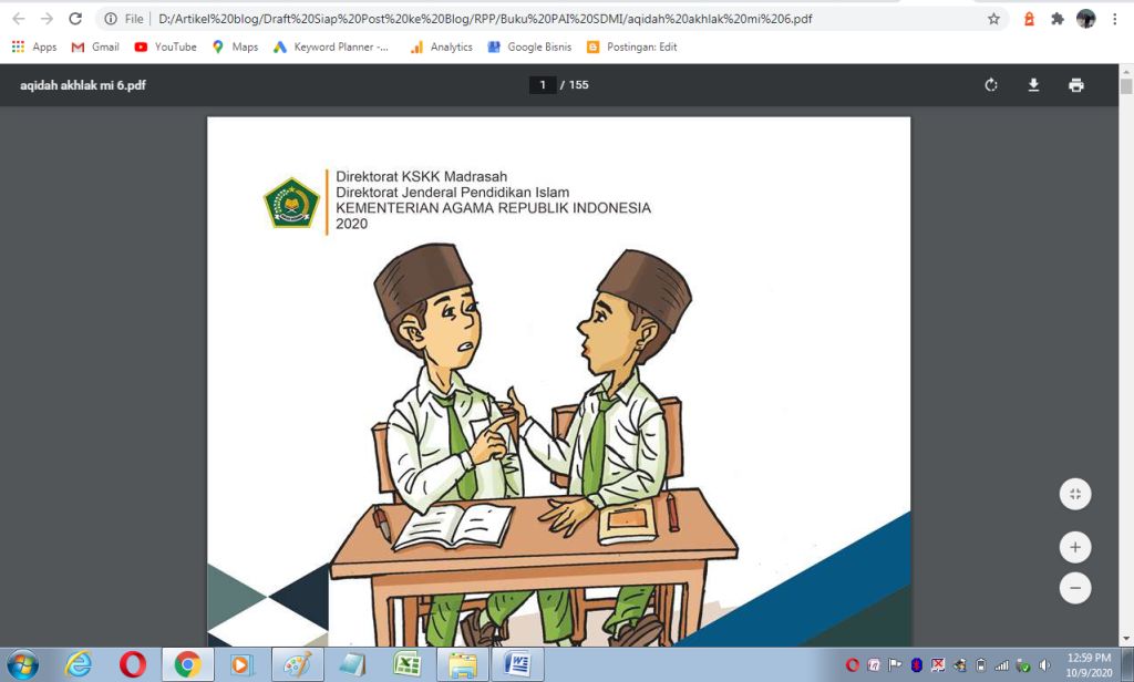 Detail Buku Guru Akidah Akhlak Kelas 6 Nomer 29