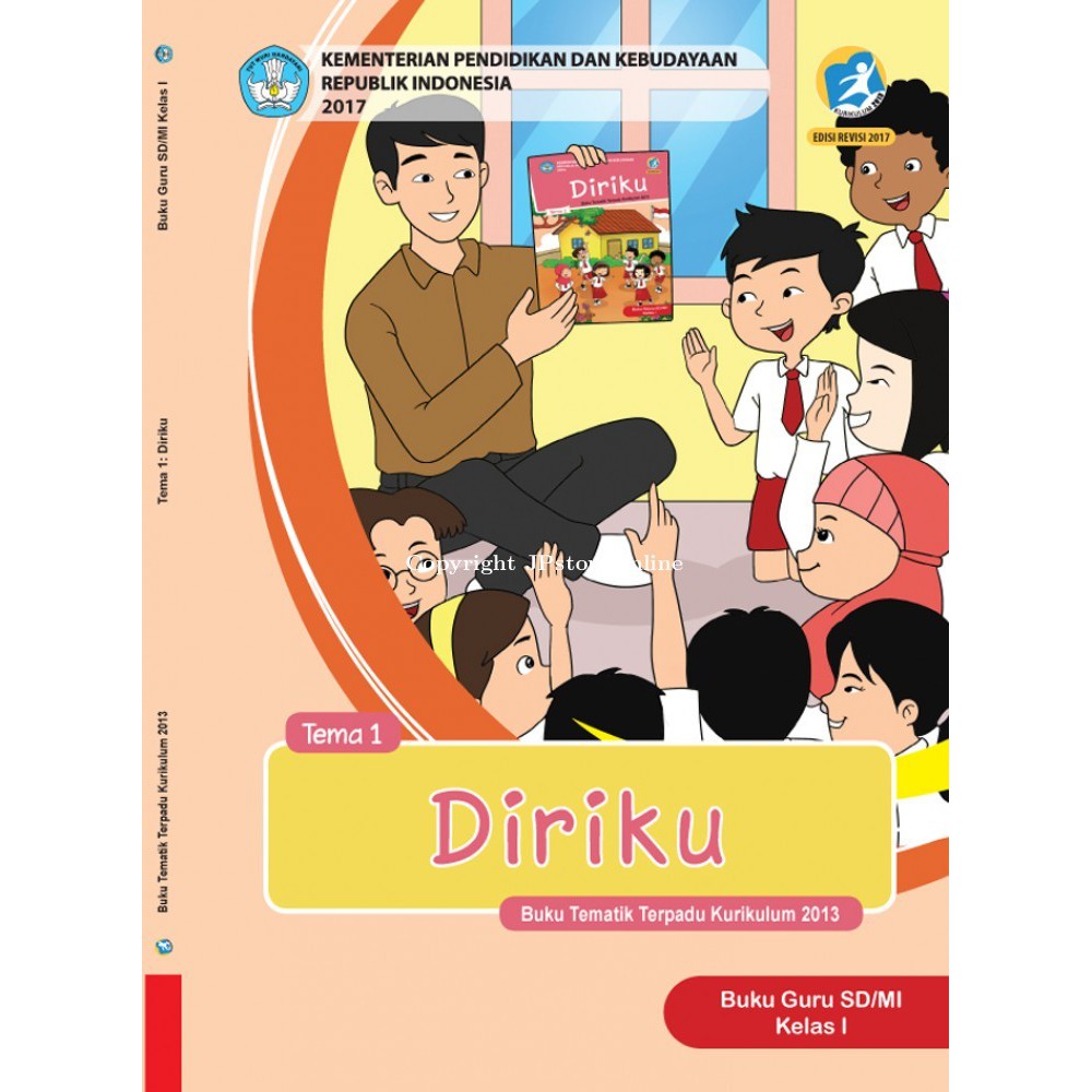 Detail Buku Guru Kelas 1 Tema 1 Revisi 2017 Nomer 2