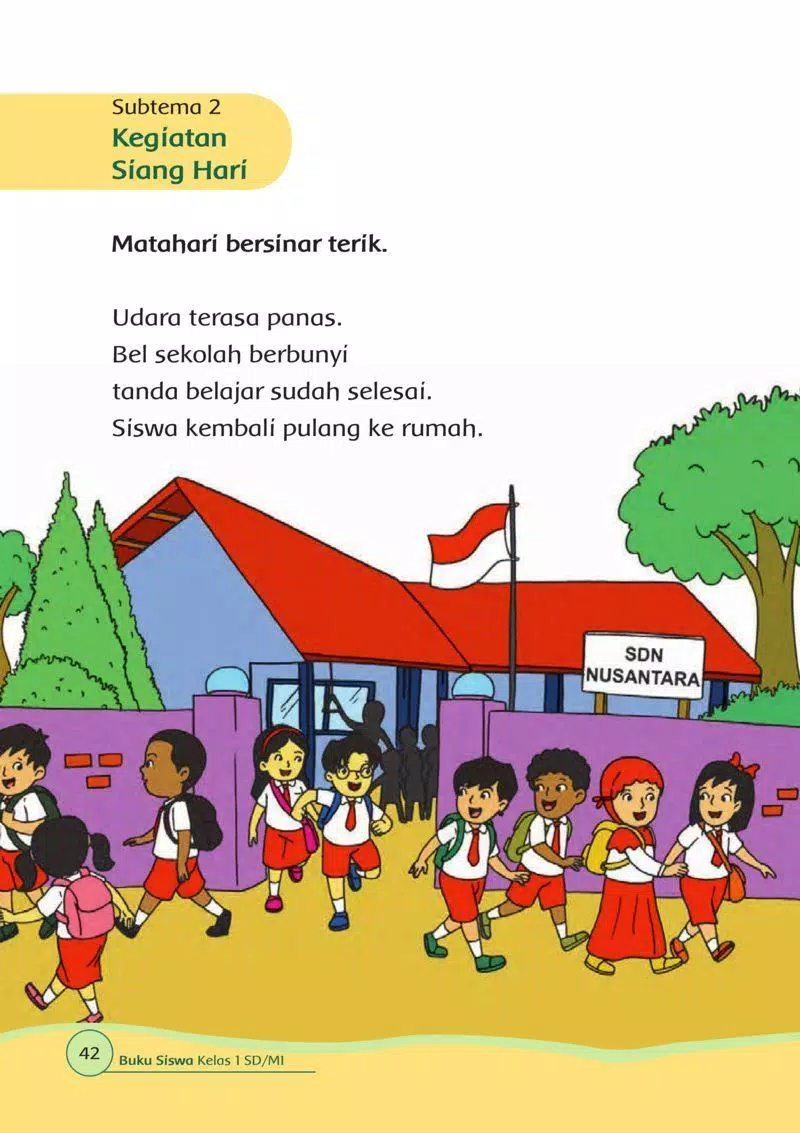 Detail Buku Guru Kelas 1 Tema 1 Revisi 2017 Nomer 46