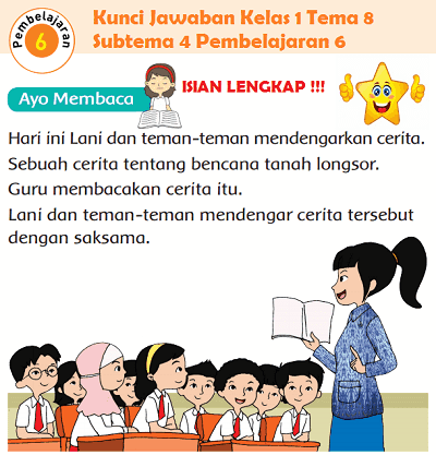 Detail Buku Guru Kelas 1 Tema 8 Nomer 31