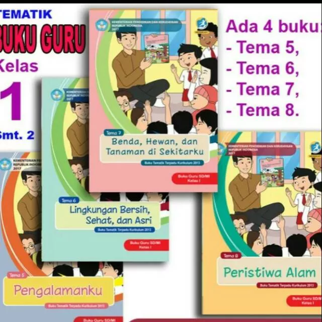 Detail Buku Guru Kelas 1 Tema 8 Revisi 2017 Nomer 53