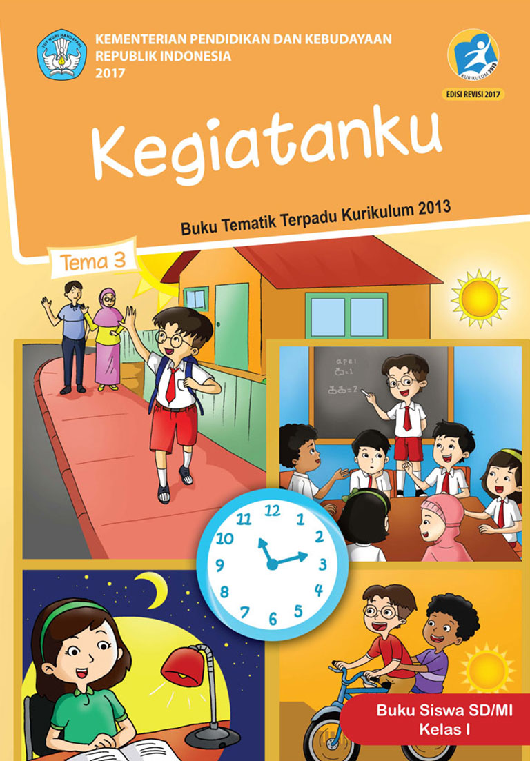 Detail Buku Guru Kelas 1 Tematik Nomer 36