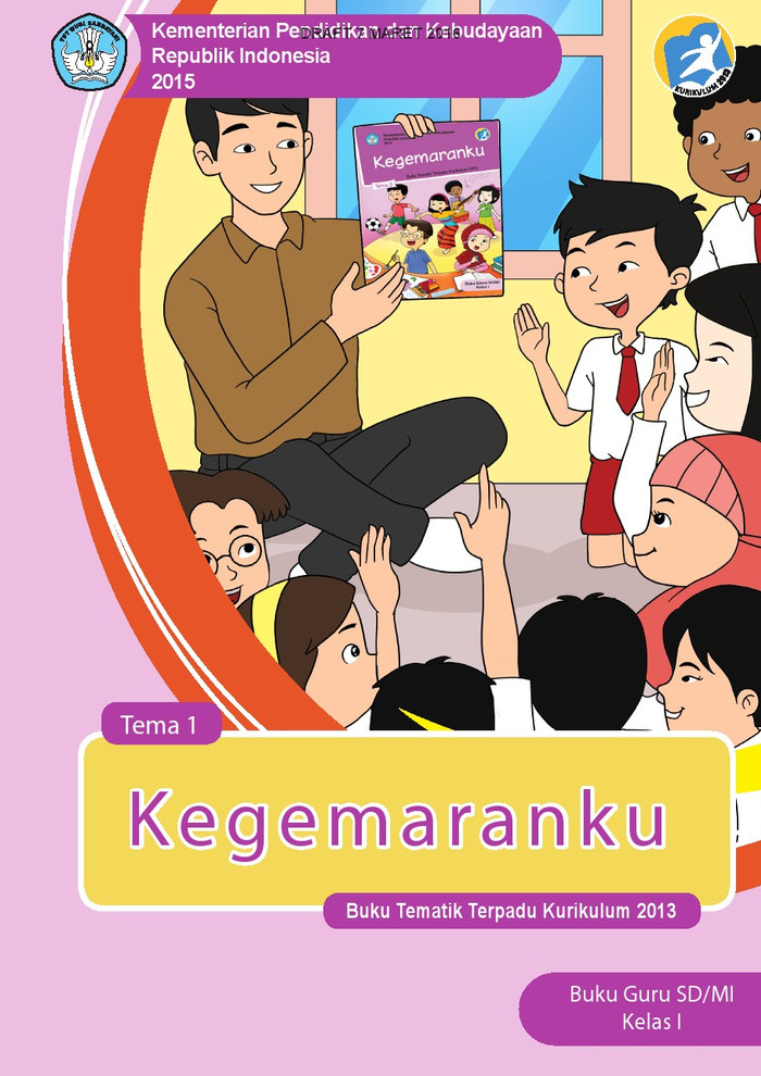 Detail Buku Guru Kelas 1 Tematik Nomer 7