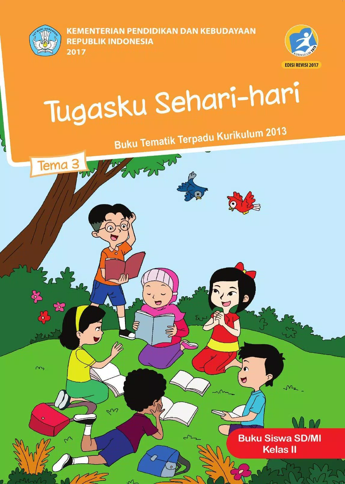 Detail Buku Guru Kelas 2 Tema 1 Revisi 2017 Nomer 12