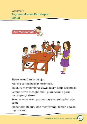 Detail Buku Guru Kelas 2 Tema 3 Nomer 44