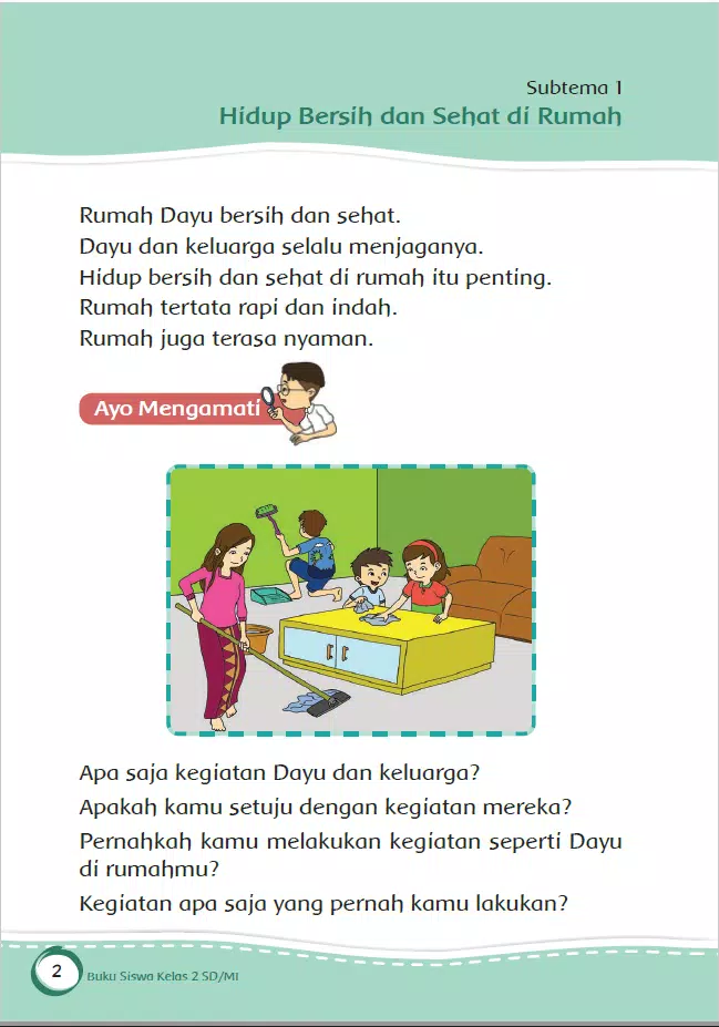 Detail Buku Guru Kelas 2 Tema 4 Hidup Bersih Dan Sehat Nomer 24