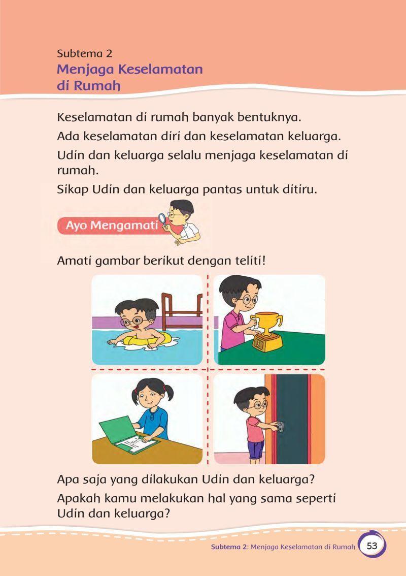 Detail Buku Guru Kelas 2 Tema 8 Keselamatan Dirumah Dan Perjalanan Nomer 21