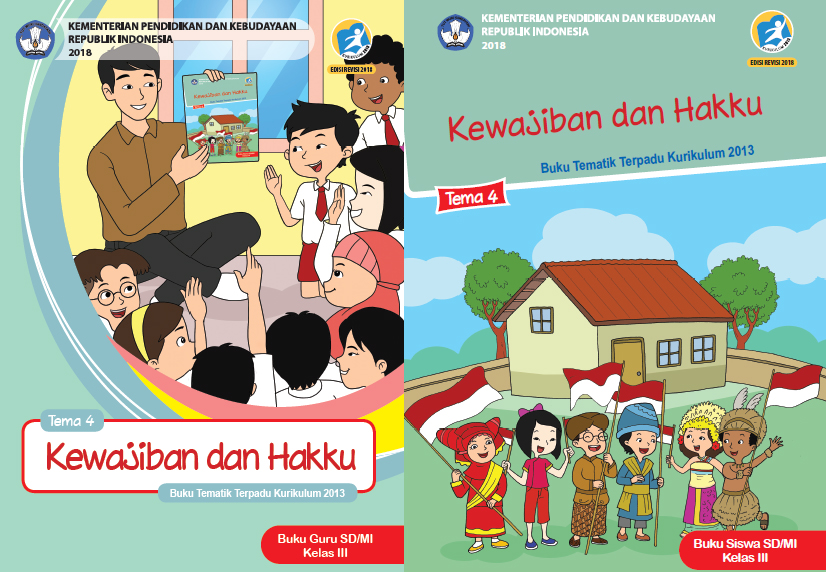 Detail Buku Guru Kelas 3 Tema 4 Kewajiban Dan Hakku Nomer 3