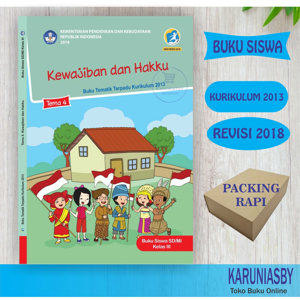 Detail Buku Guru Kelas 3 Tema 4 Kewajiban Dan Hakku Nomer 53