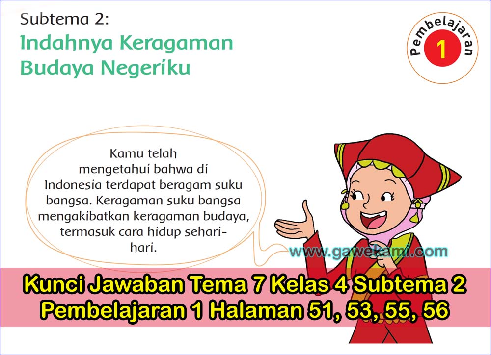 Detail Buku Guru Kelas 4 Tema 7 Nomer 50