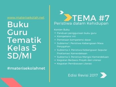 Detail Buku Guru Kelas 5 Tema 7 Nomer 41