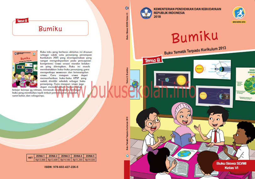 Detail Buku Guru Kelas 6 Tema 6 Edisi Revisi 2018 Nomer 41