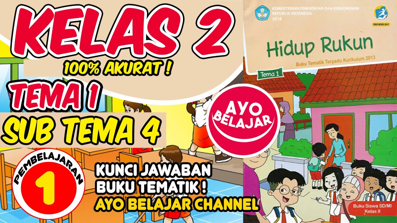 Detail Buku Guru Tema 4 Kelas 2 Nomer 34