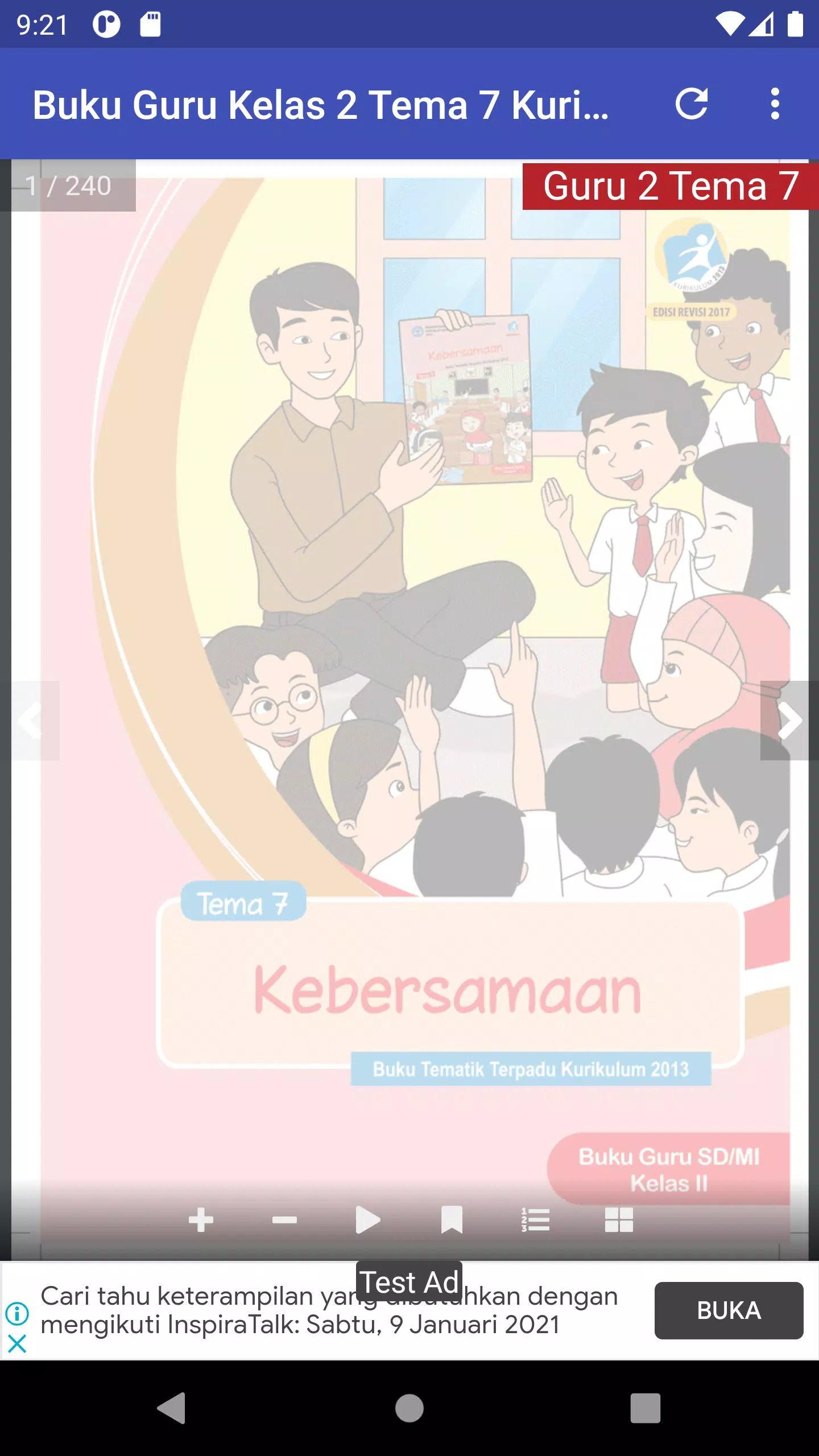 Detail Buku Guru Tema 7 Kelas 2 Kebersamaan Nomer 54