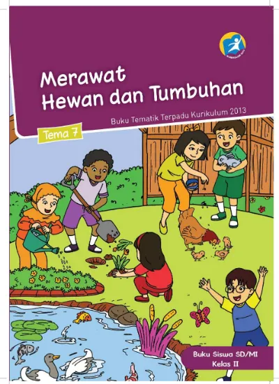 Buku Guru Tema 7 Kelas 2 Merawat Hewan Dan Tumbuhan - KibrisPDR