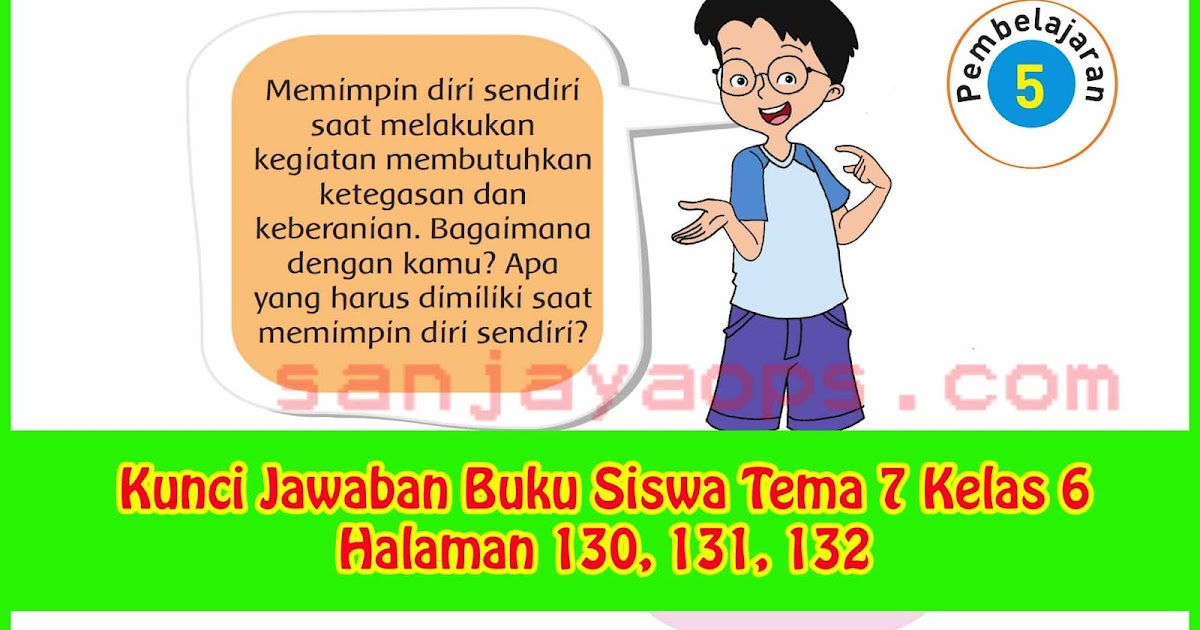 Detail Buku Guru Tema 7 Kelas 6 Nomer 33