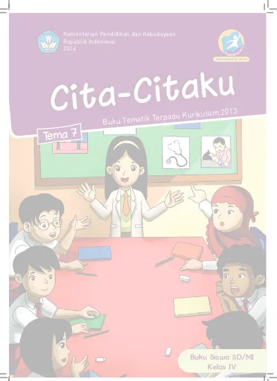 Detail Buku Guru Tema Cita Citaku Kelas 4 Nomer 40