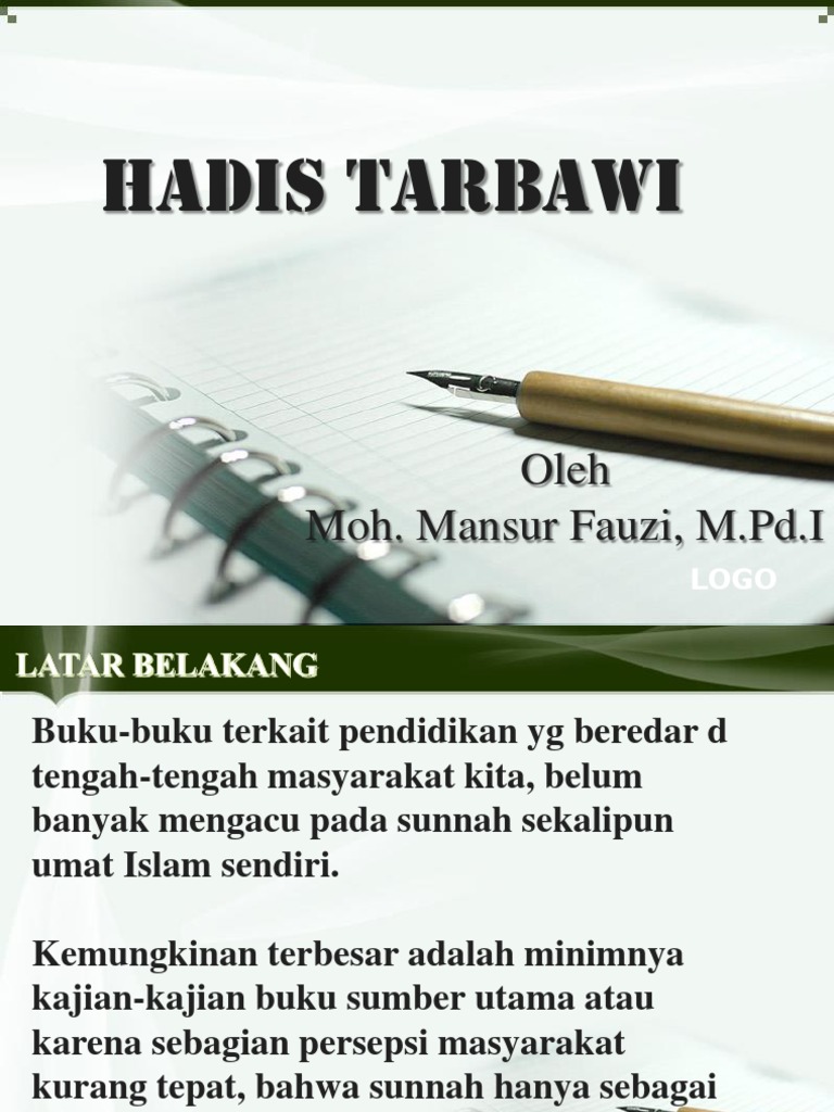 Detail Buku Hadis Tarbawi Nomer 26