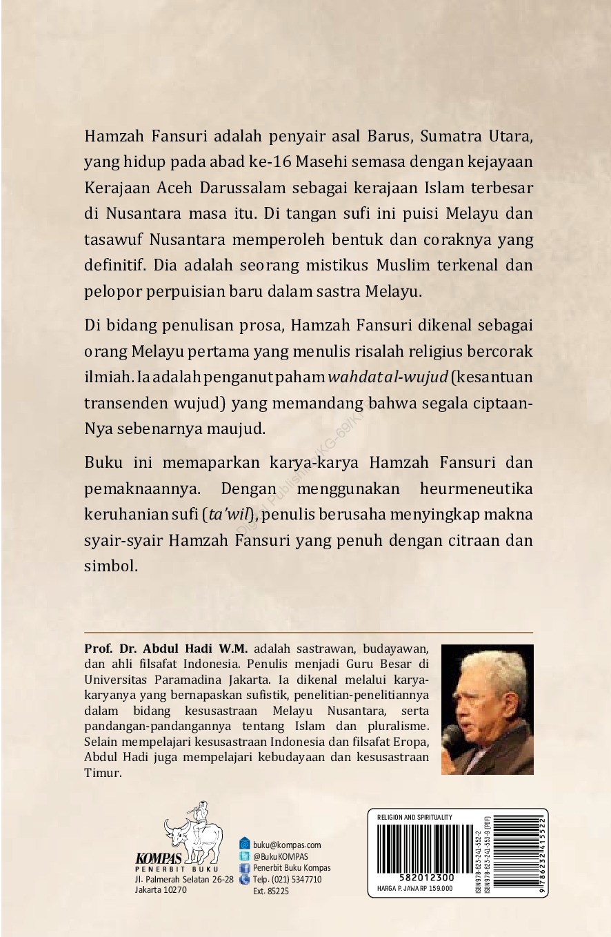 Detail Buku Hamzah Fansuri Nomer 38