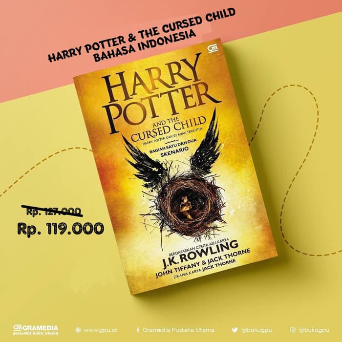 Detail Buku Harry Potter And The Cursed Child Nomer 52