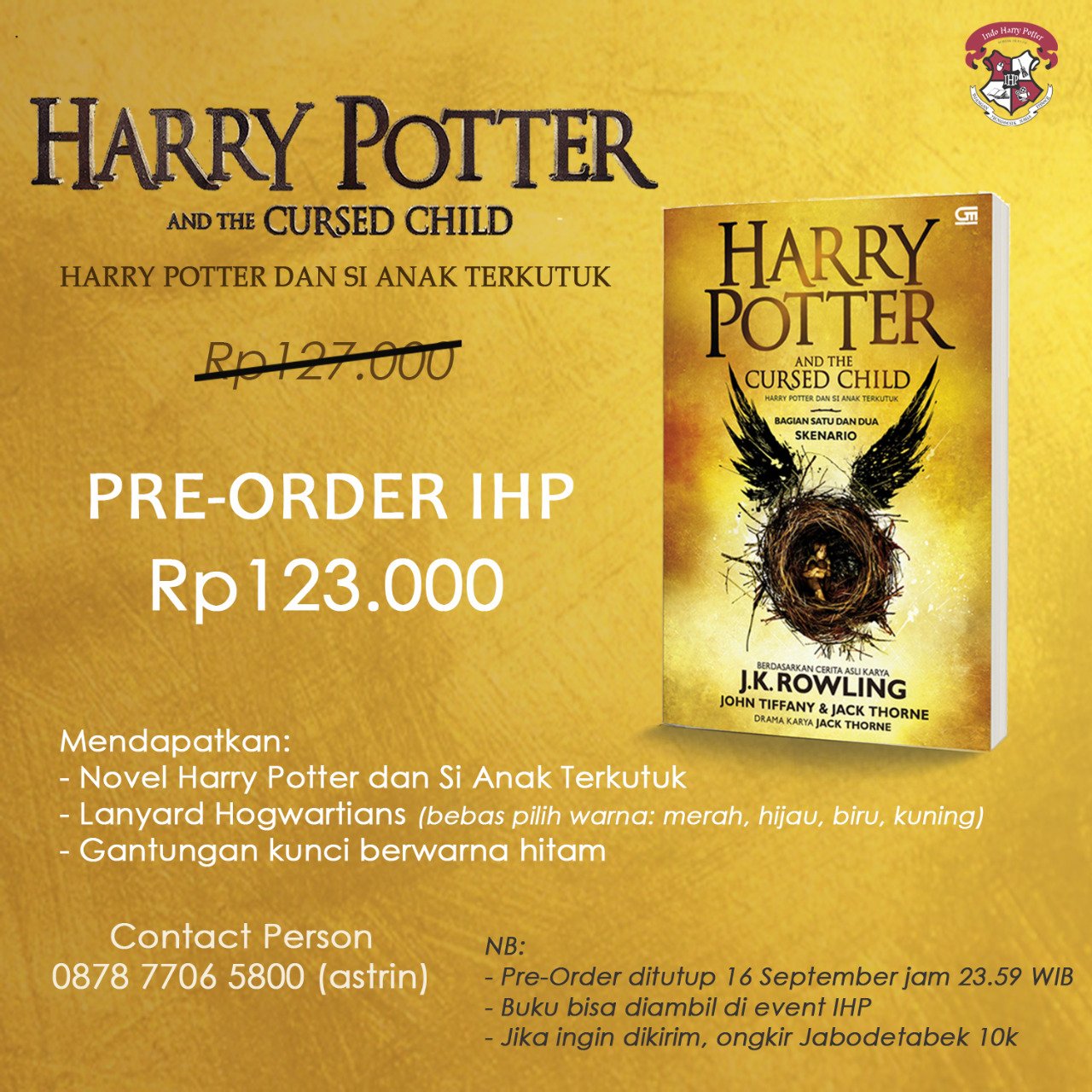 Detail Buku Harry Potter And The Cursed Child Versi Indonesia Nomer 12