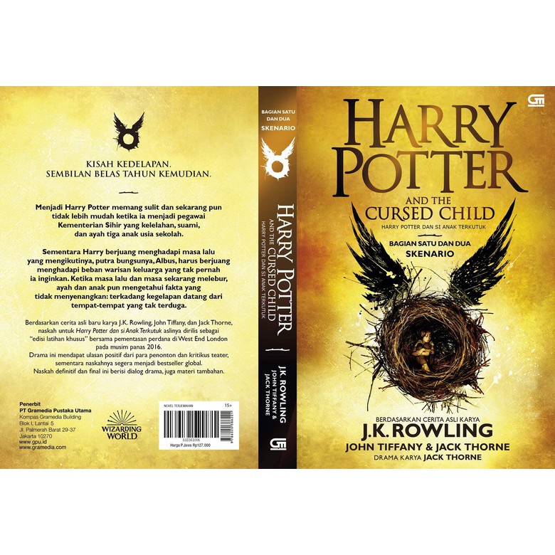Detail Buku Harry Potter And The Cursed Child Versi Indonesia Nomer 5