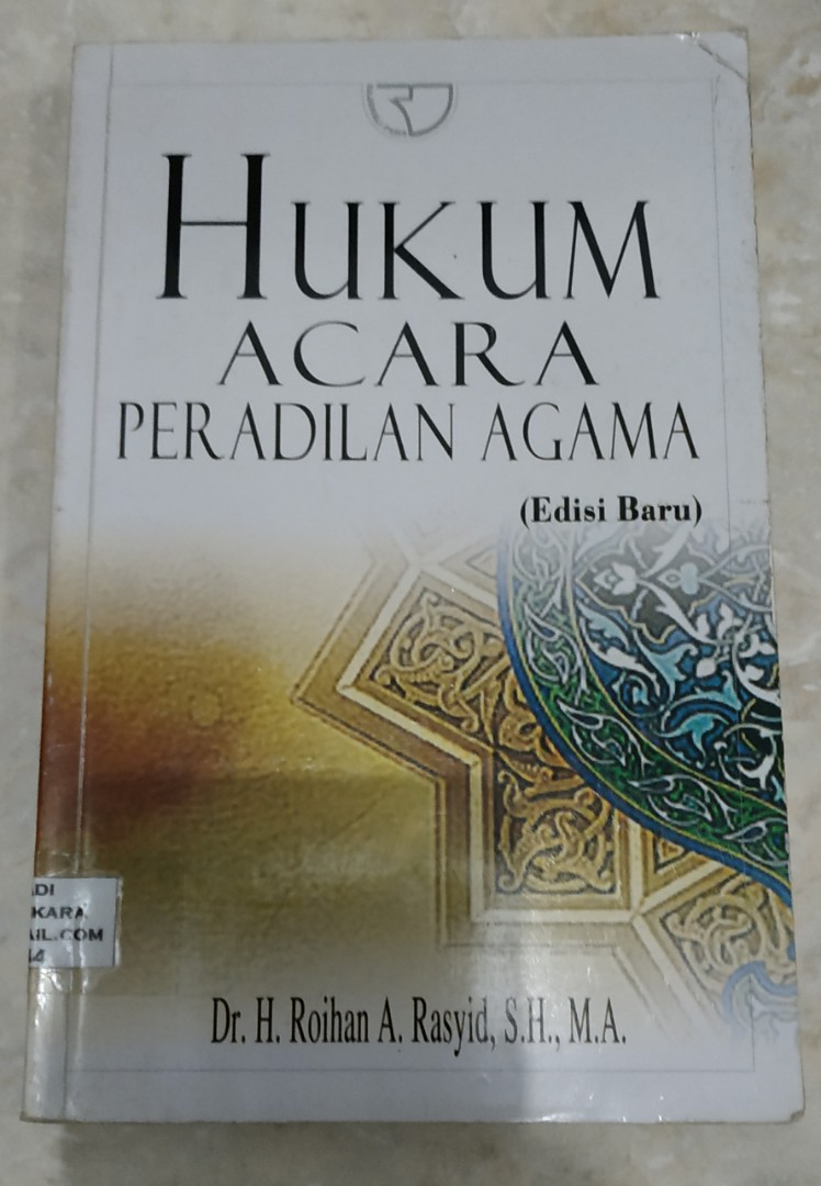 Detail Buku Hukum Acara Peradilan Agama Nomer 22