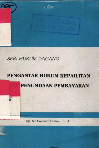 Detail Buku Hukum Kepailitan Nomer 41