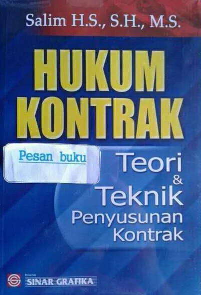 Detail Buku Hukum Kontrak Nomer 14