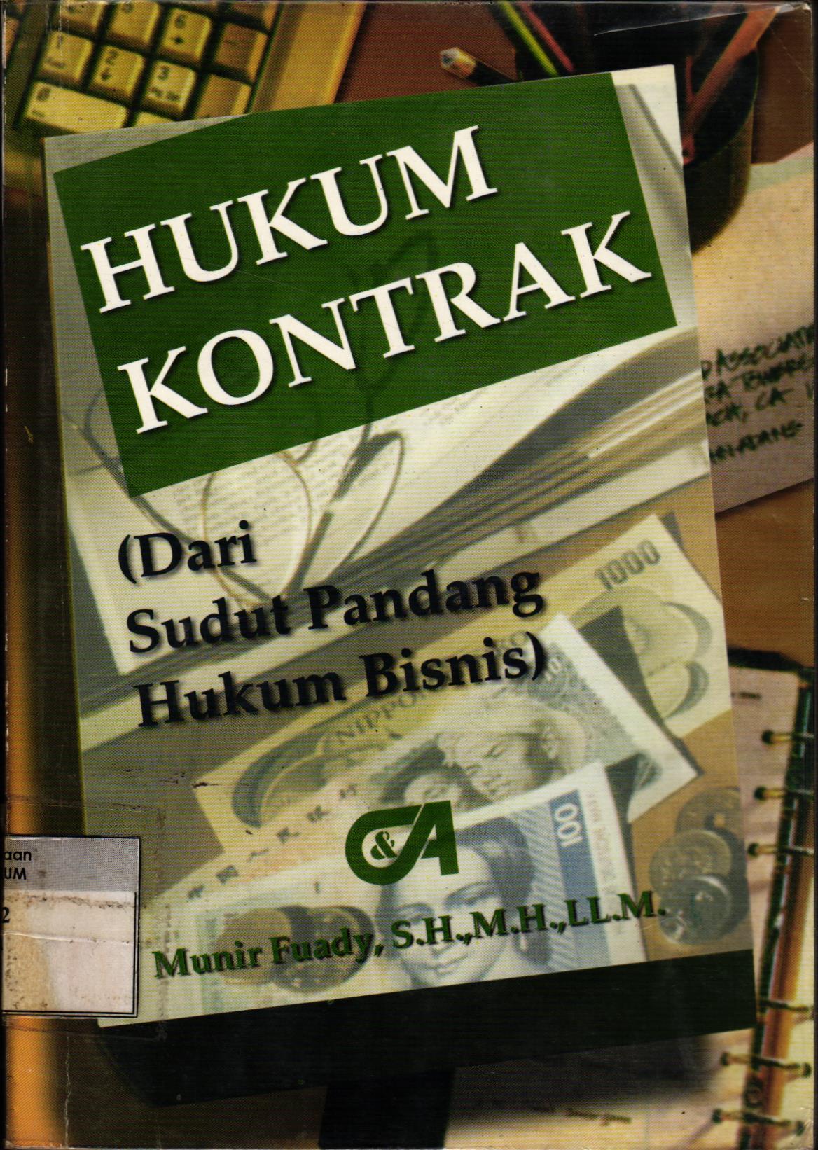 Detail Buku Hukum Kontrak Nomer 9