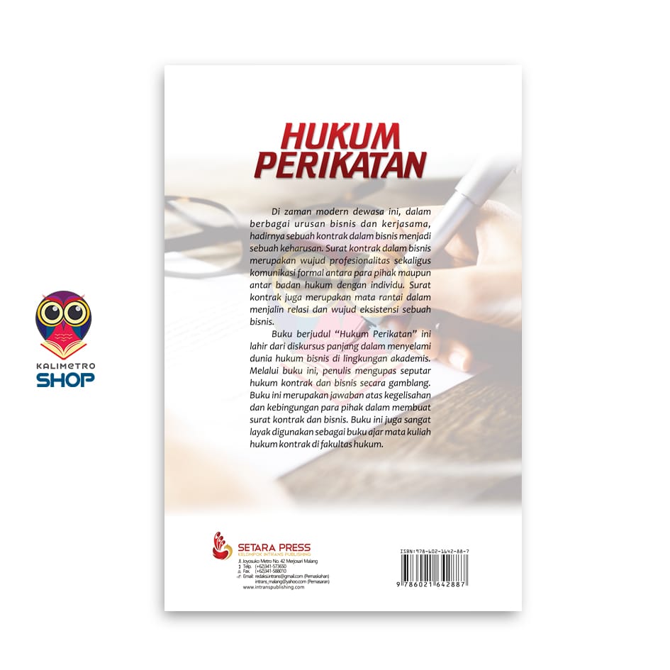 Detail Buku Hukum Perikatan Nomer 40