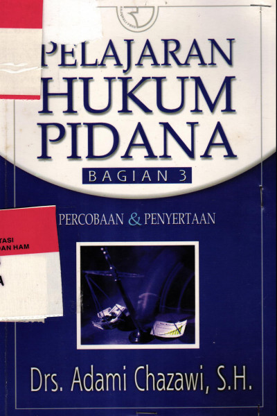 Detail Buku Hukum Pidana Adami Chazawi Nomer 12