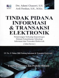 Detail Buku Hukum Pidana Adami Chazawi Nomer 18